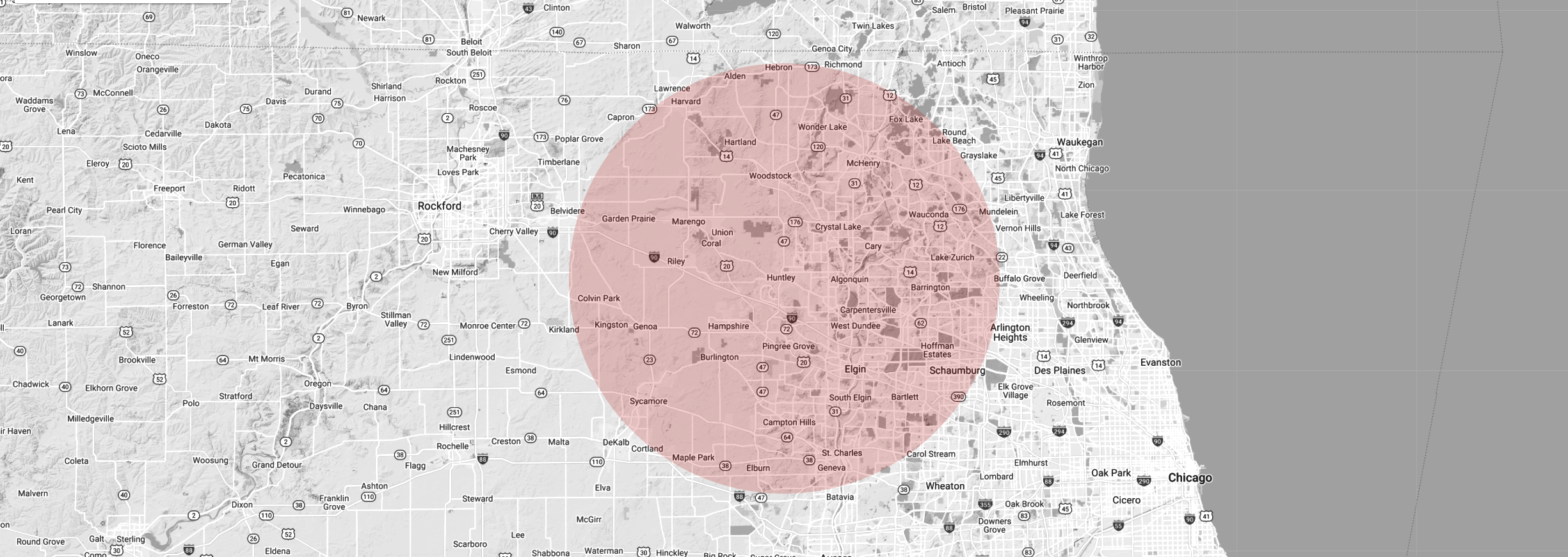 service areas include mchenry, lake, and cook counties in northern illinois